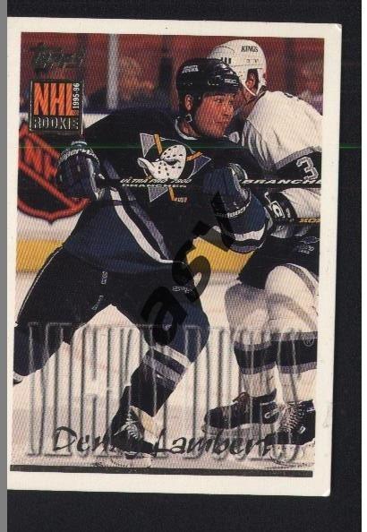 Lambert Denny / Ламбер Денни / Anaheim Ducks Topps NHL 1995-1996, Rookie, № 286
