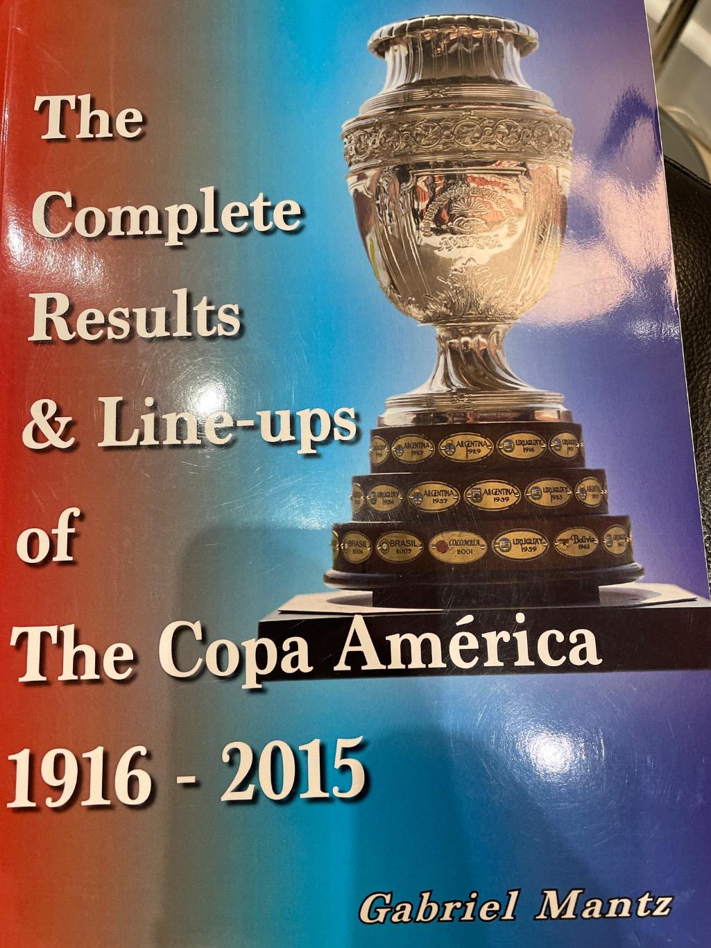 The complete results of the Copa America 1916-2015