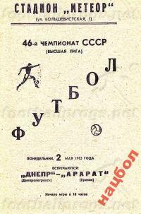 Ч.СССР 1983 Днепр-Арарат