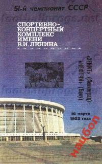 Ч.СССР 1988 Зенит-Нефтчи