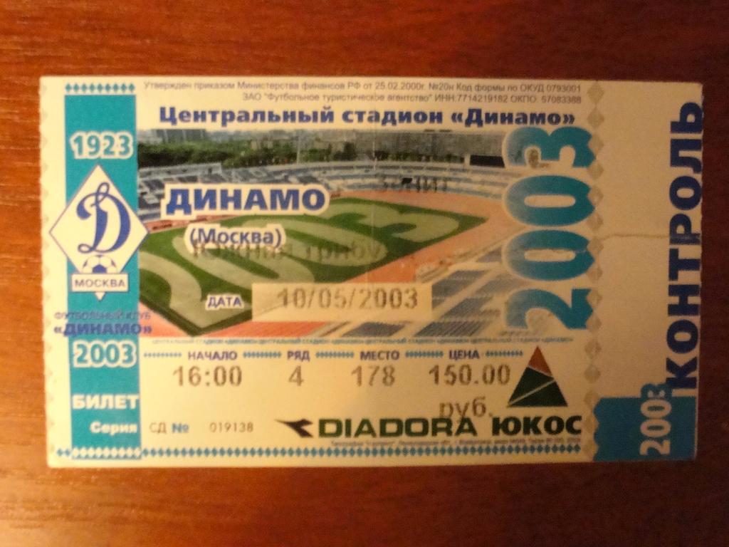 Ч. России Динамо - Зенит 2003