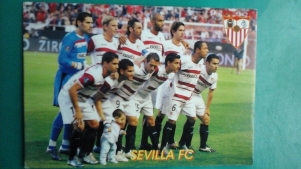 Открытка ФК Севилья (Испания)