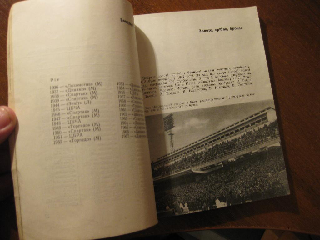 справочник - календарь - Динамо - Киев - 1968 - cпорт - футбол 3