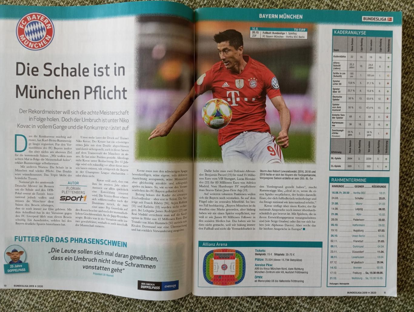 Журнал Sport1. Бундеслига 2019-2020 3