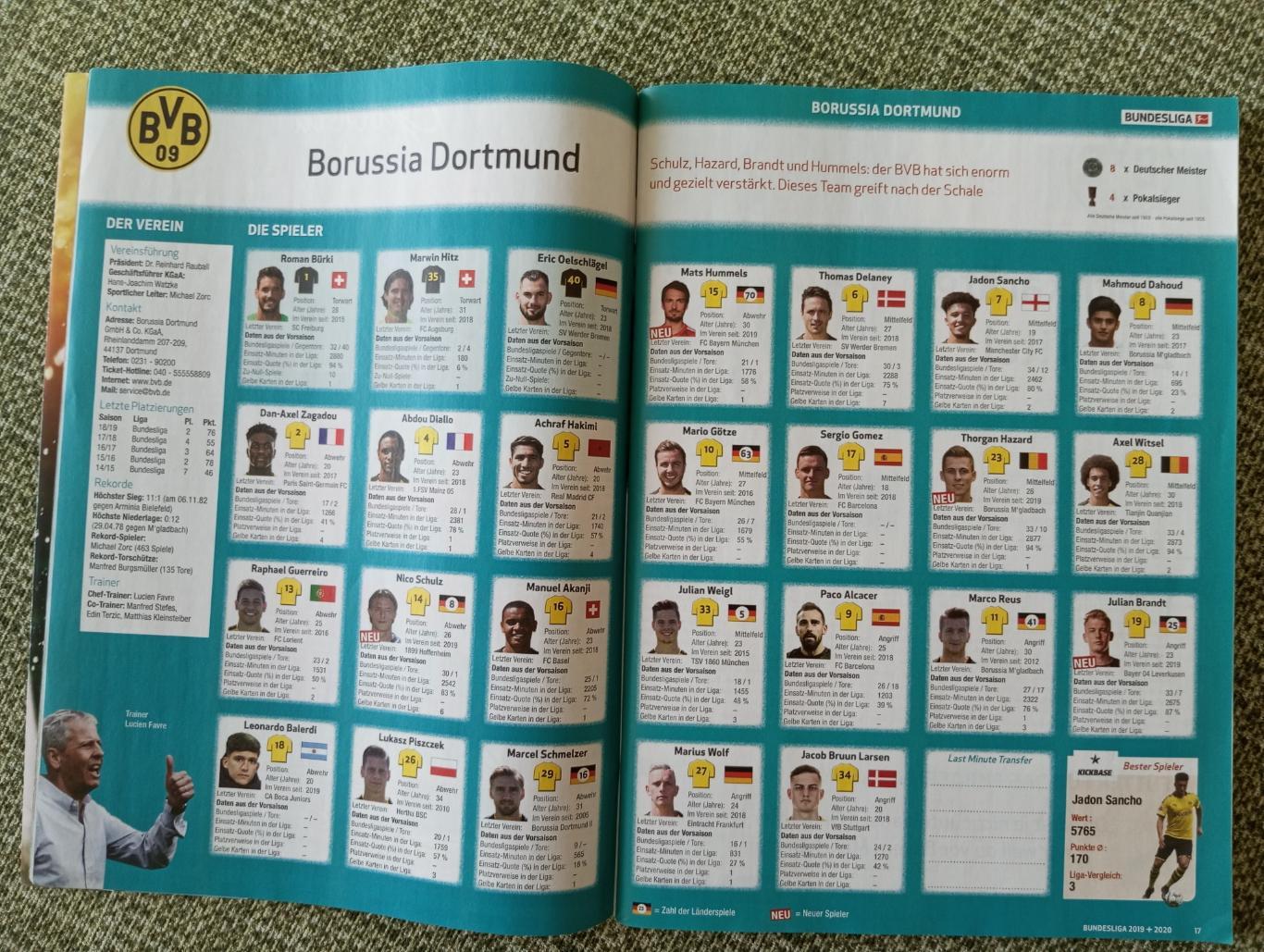 Журнал Sport1. Бундеслига 2019-2020 4