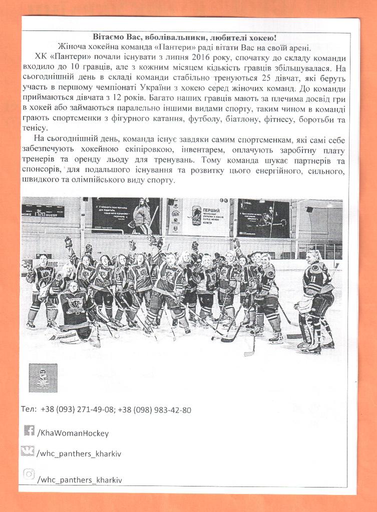 1-й Чемпионат Украины по хоккею среди женских команд 2016/2017.