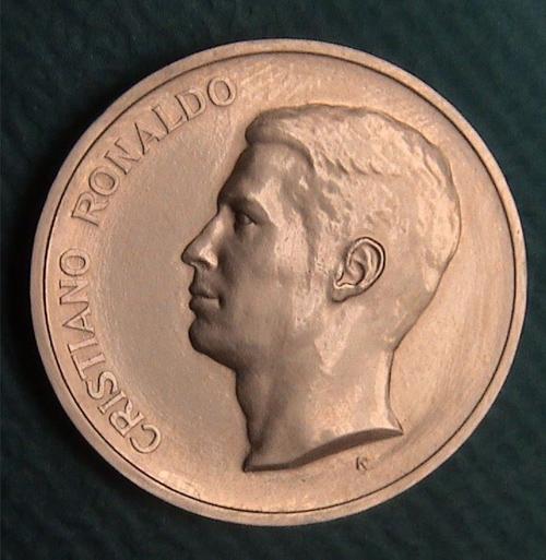 Сувенирная настольная медаль Криштиану Роналду (Cristiano Ronaldo)