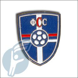 Металлический значок Футбольный союз Сербии (лого 2006 года)