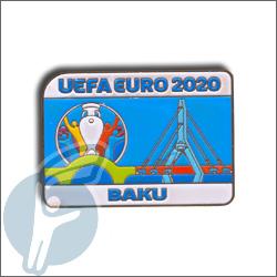 Металлический значок UEFA EURO 2020: BAKU