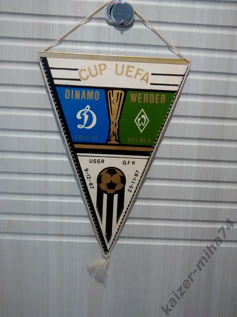 куб.УЕФА.Динамо/тб/-Вердер/Б ремен/1987г.
