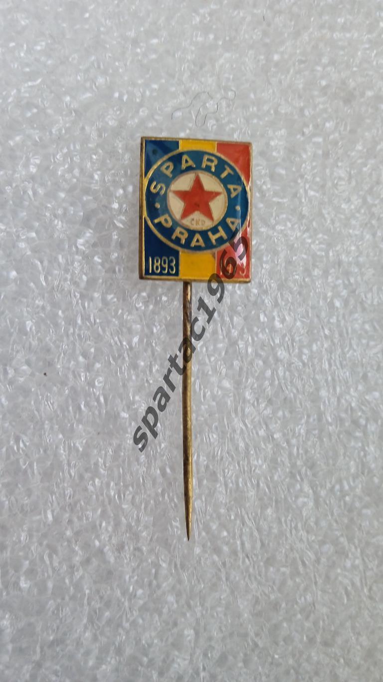 знак Спарта Прага 1893-1973 игла,тяж. 1