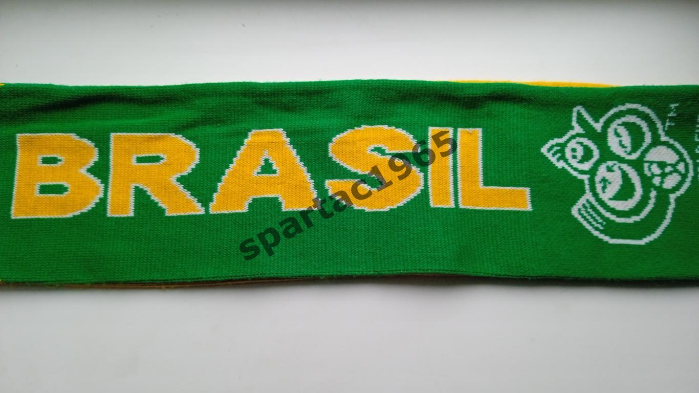 шарф роза сборная Бразилии-оригинальный,редкий. 1