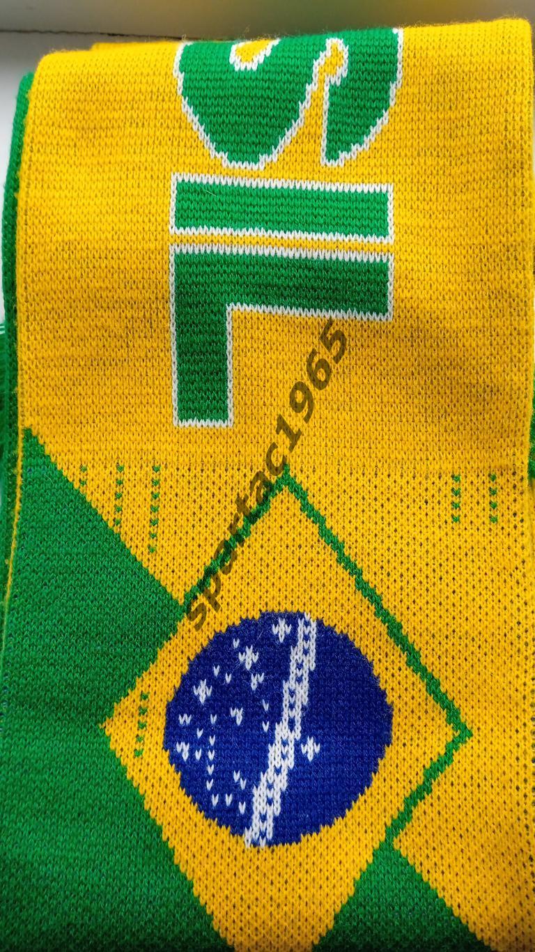 шарф роза сборная Бразилии-оригинальный,редкий. 2