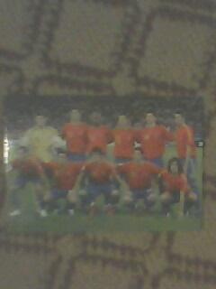 Календарик сборная Испании 2007 год