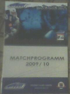 Матчпрограмм 2009/10 хоккейного клуба Швейцарии HC LUZERN Lakers (буклет)