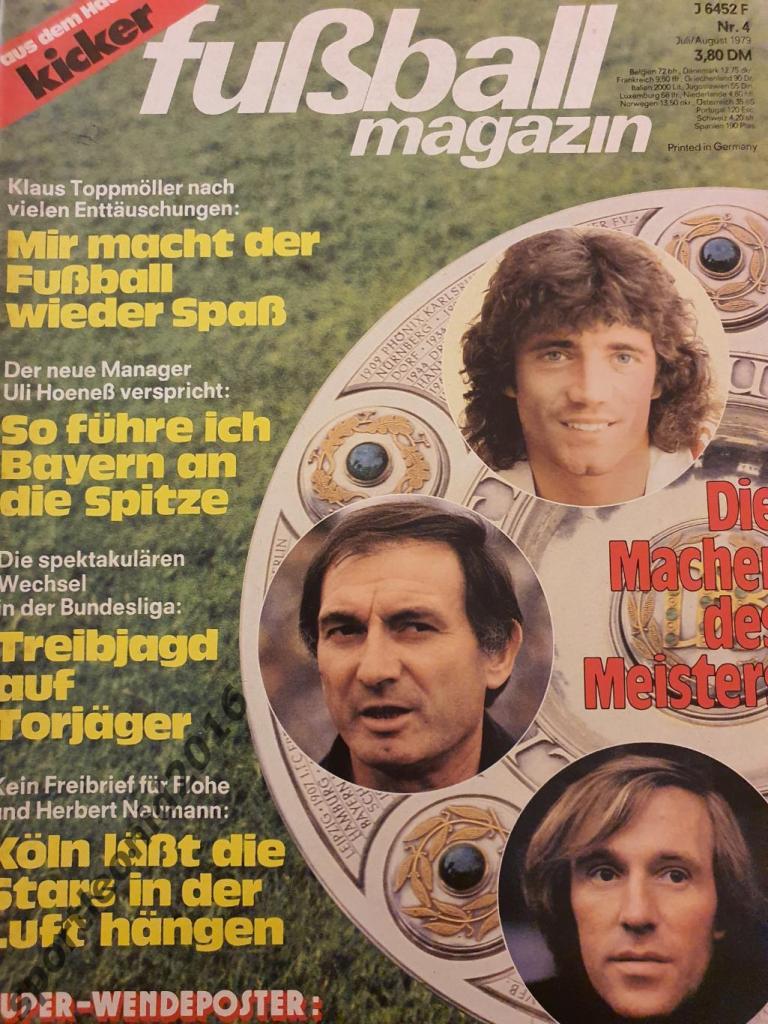 Kicker Fussball Magazine. 4/1979 3