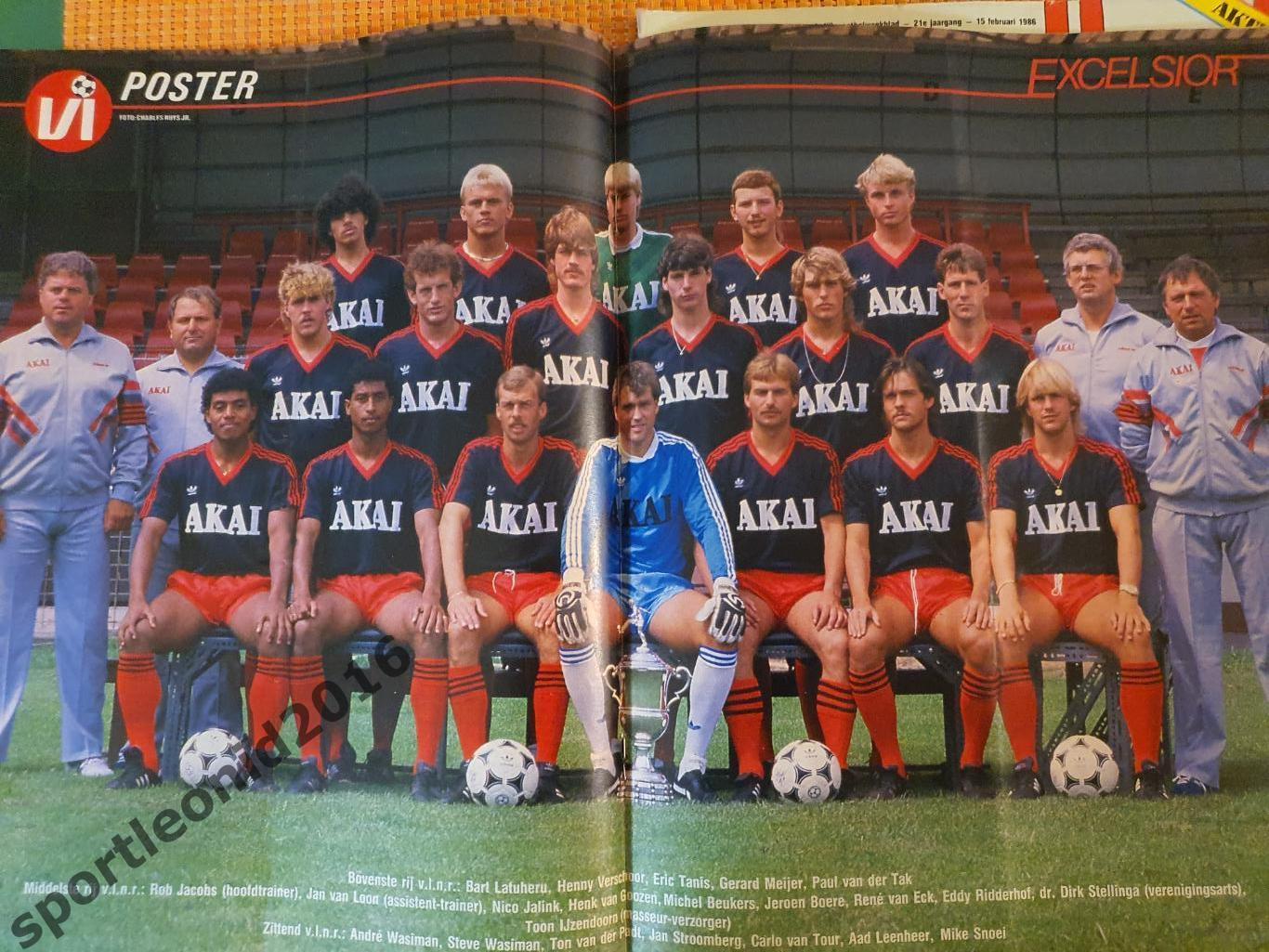 Voetbal International 1986.14 топ выпусков.В том числе итоговые к ЧМ-86.2 7