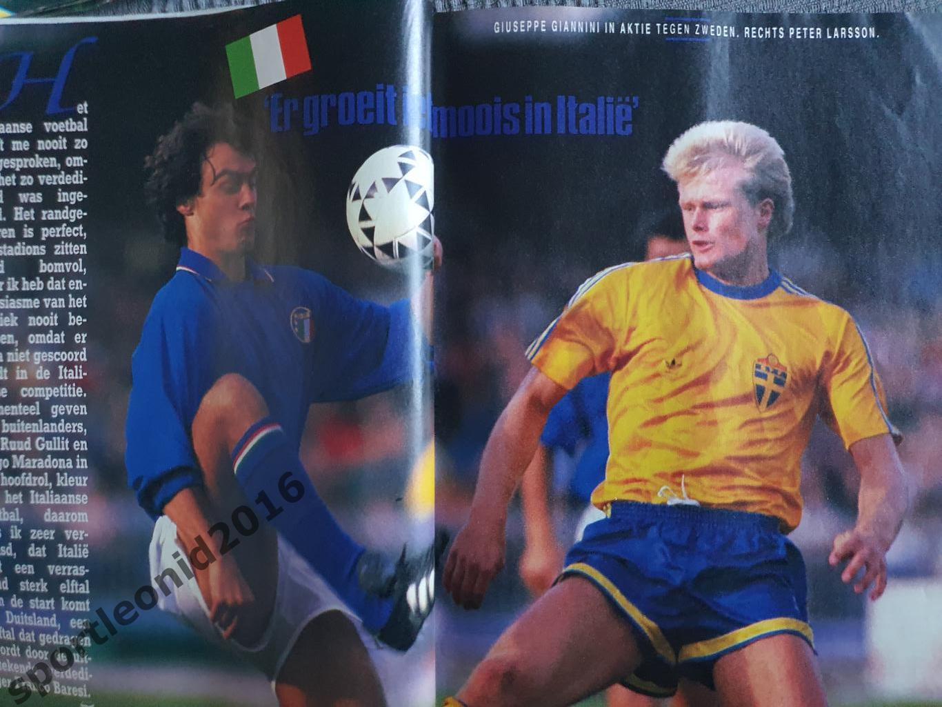Voetbal International 1988.Годовая подписка.52 номера +4 спецвыпуска к Евро-88.4 7
