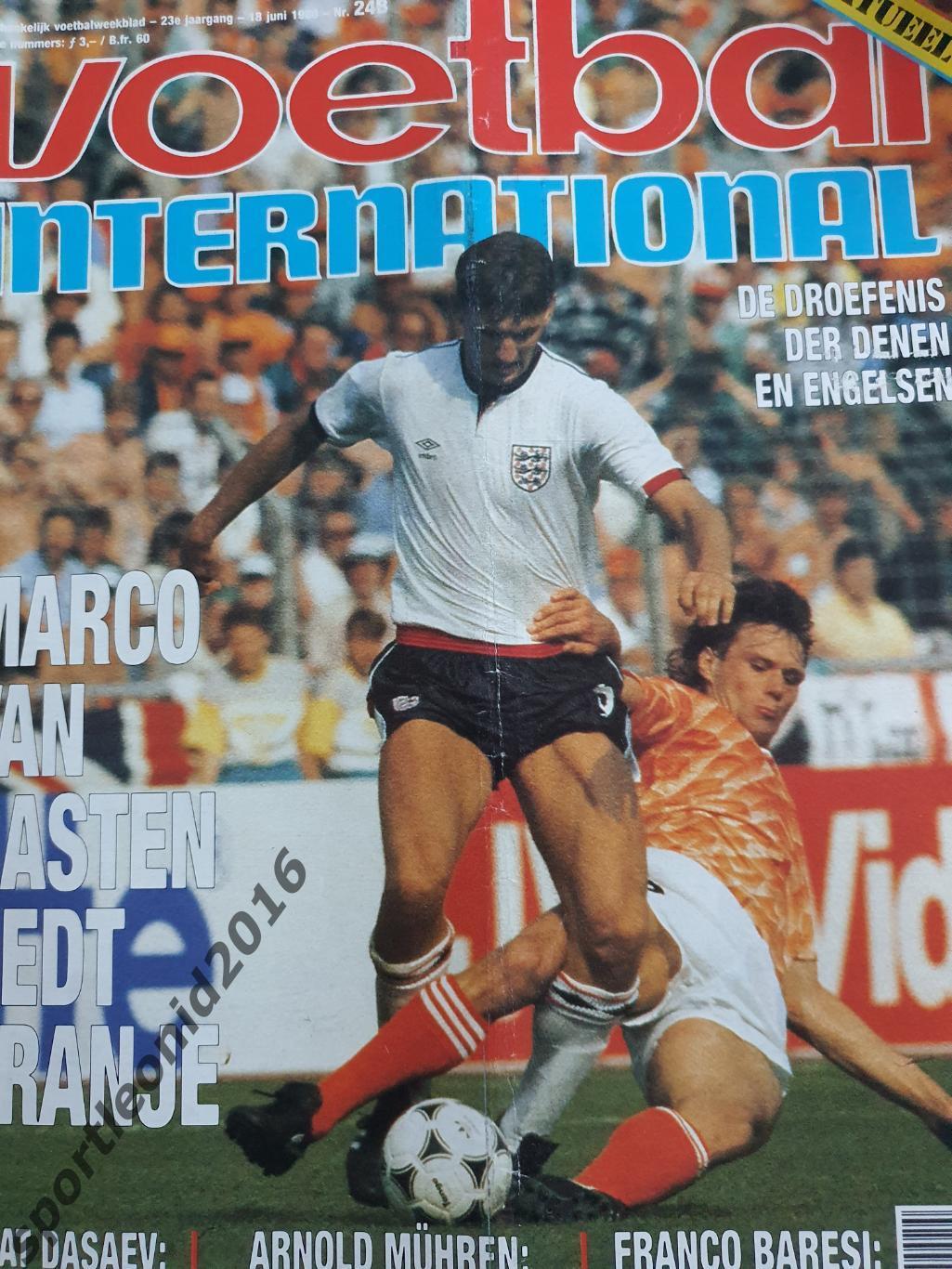 Voetbal International 1988.Годовая подписка.52 номера +4 спецвыпуска к Евро-88.6 6