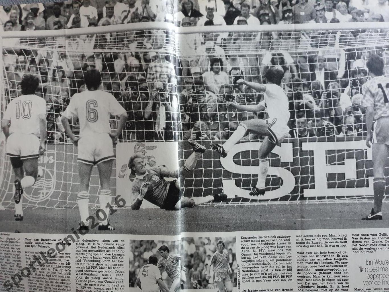Voetbal International 1988.Годовая подписка.52 номера +4 спецвыпуска к Евро-88.8 2