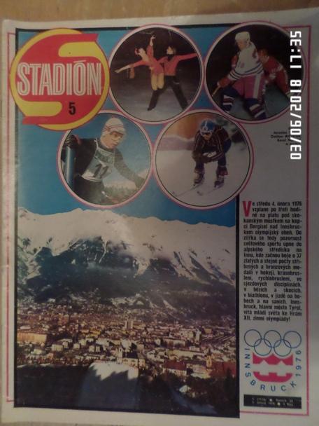 Журнал Стадион Чехословакия № 5 за 1976 г