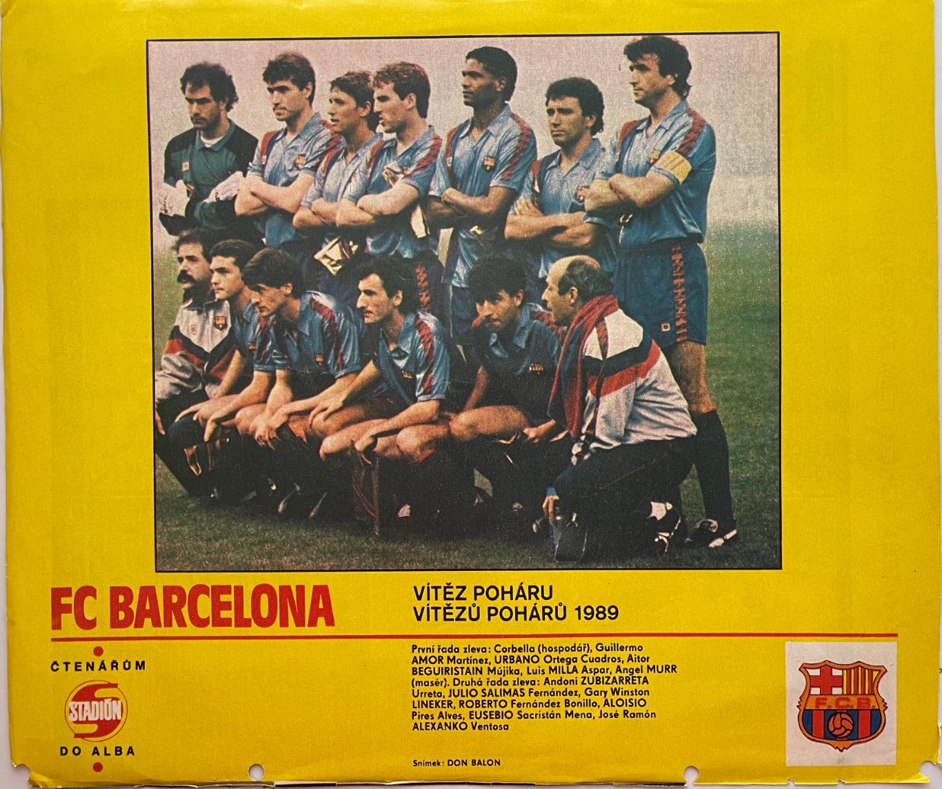 Постер из журнала Start (Старт) - Barcelona, 1989