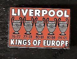 Знак Ливерпуль Англия (6) / Liverpool Kings of Europe 2010-е гг.