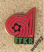 Знак Федерация Футбола Киргизстан (1) пр-ва Швеция 1990-е гг.
