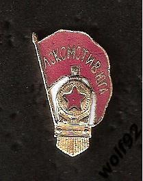 Знак ДСО Локомотив Юга (современная версия, горячая эмаль, винт)
