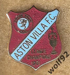 Знак Астон Вилла Англия (40)/Aston Villa FC /League Champions 1981/Reeves&Co Ltd