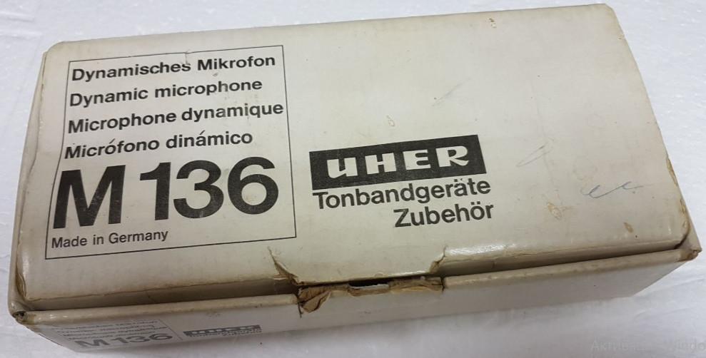 Dynamishes Mikrofon (микрофон) UHER M 136 (made in Germany) (родная коробка) 6