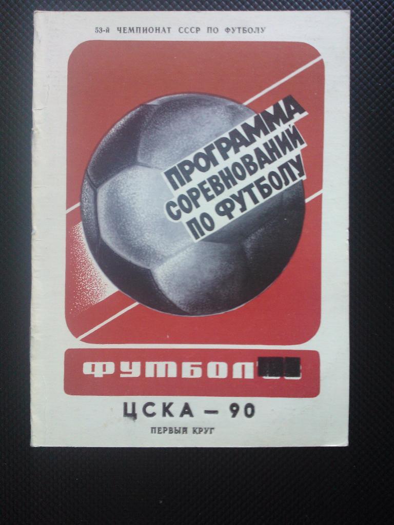 ЦСКА 1990 1 круг