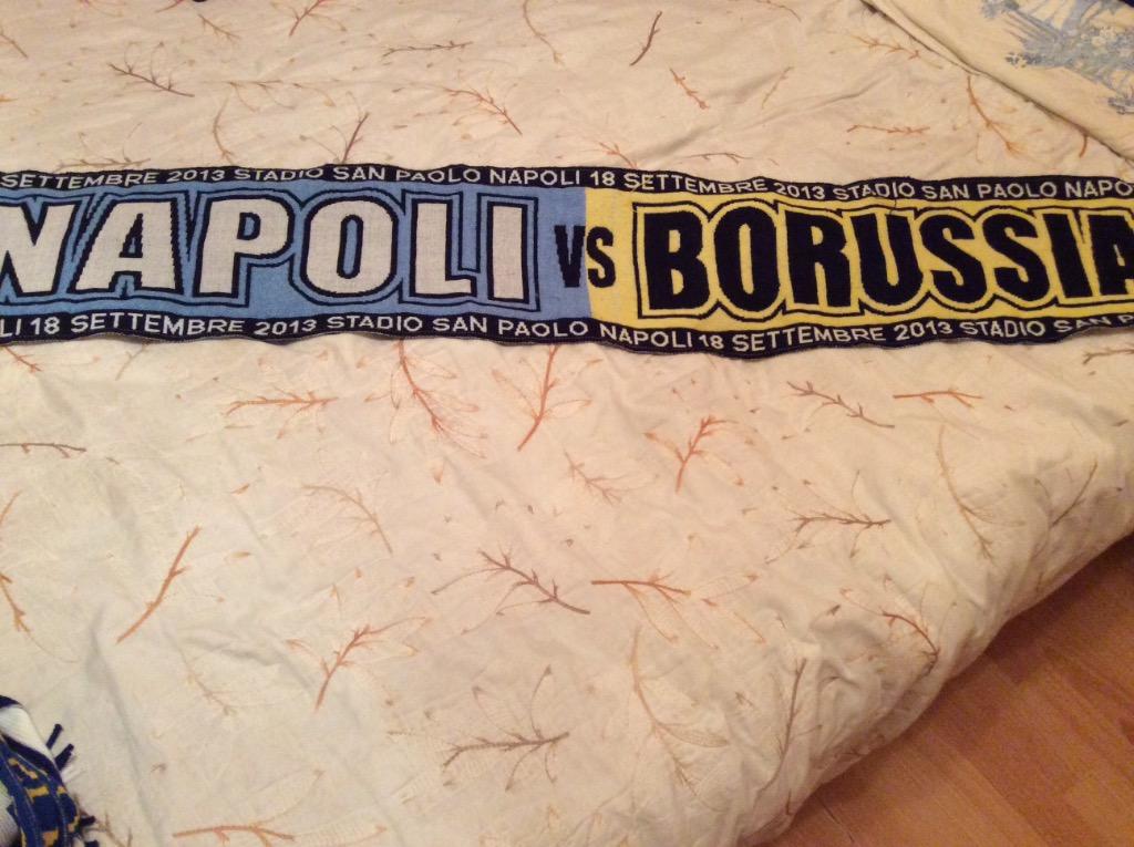 Боруссия Наполи матчевый шарф