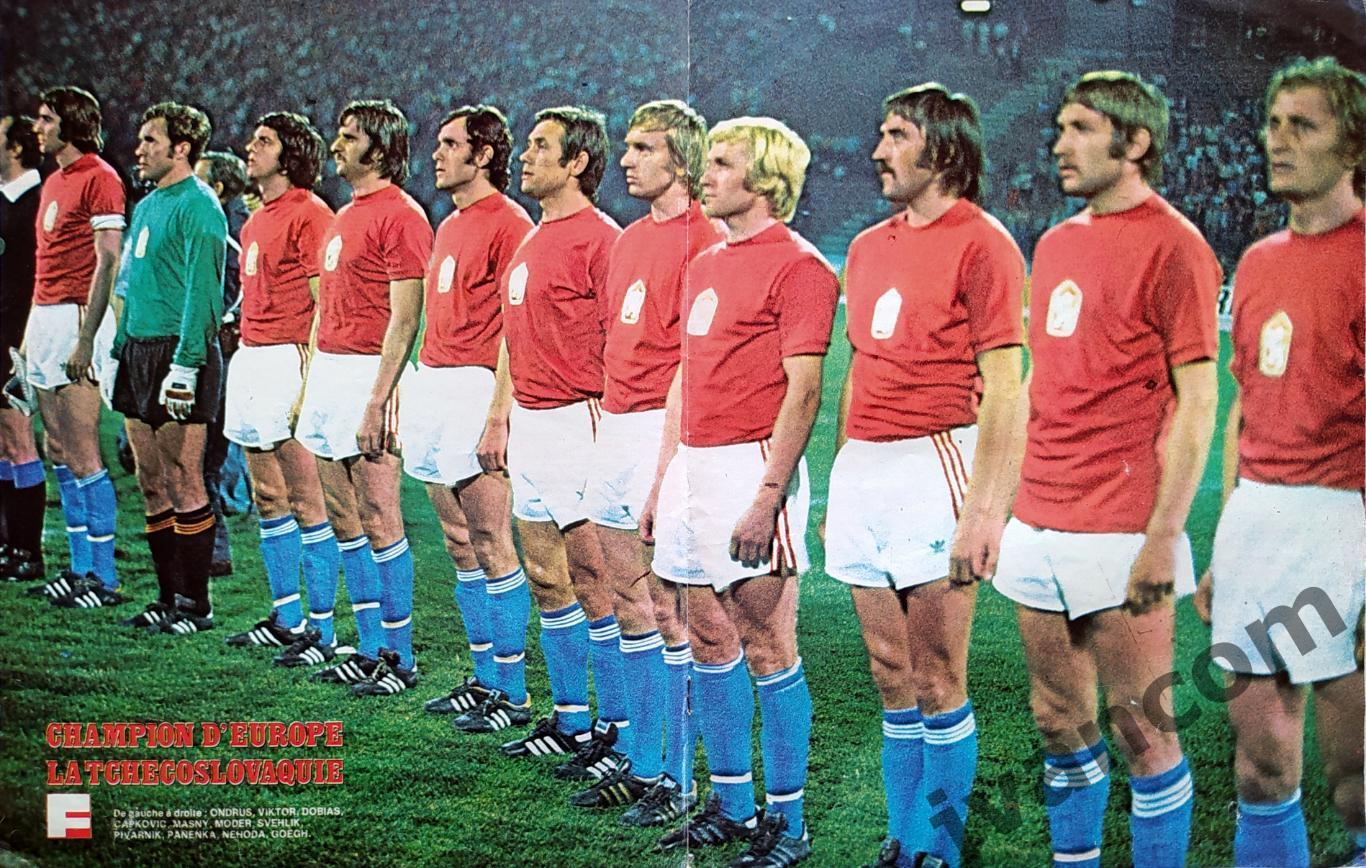 Журнал MIROIR DU FOOTBALL №268 за 1976 год. 5-й Кубок Европы по футболу.