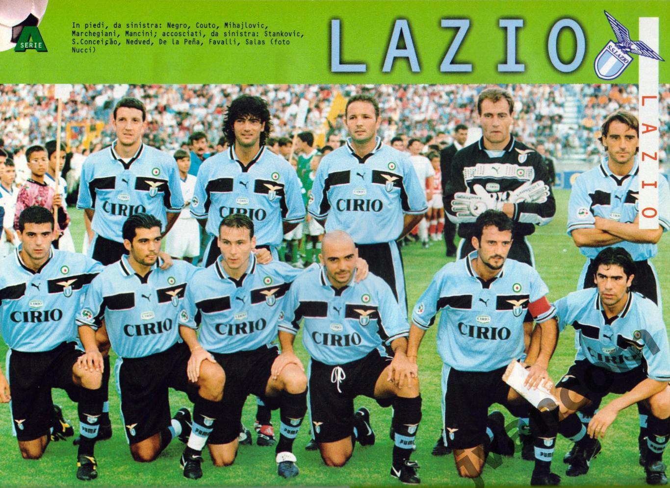 CALCIOITALIA 1998-99. Чемпионат Италии по футболу. Превью сезона 1998-99. 6