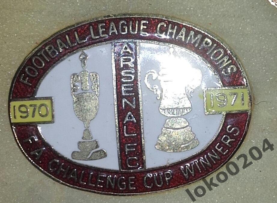 ARSENAL F.C. - FOOTBALL LEAGUE CHAMPIONS 1970-71 & F.A. CHALLENGE CUP WINNER