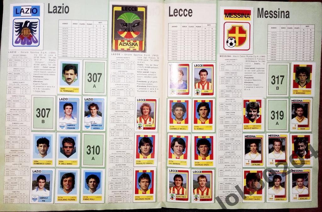 CALCIATORI 1986-87. Serie A-B-C1. ITALY. 2