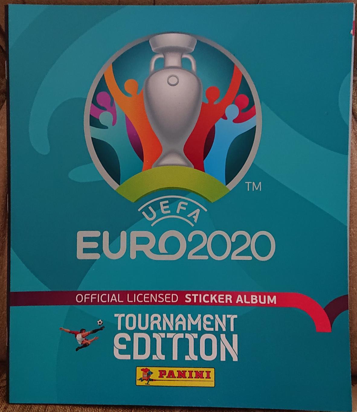 Panini.Футбол Чемпіонат Європи 2020.Пустий альбом.