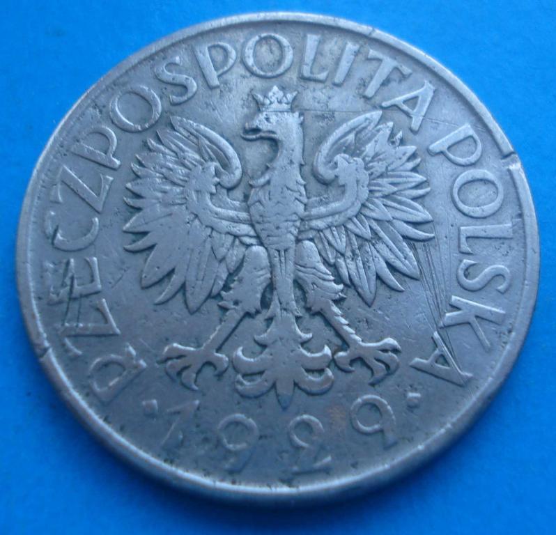 1 zloty 1929 г 1