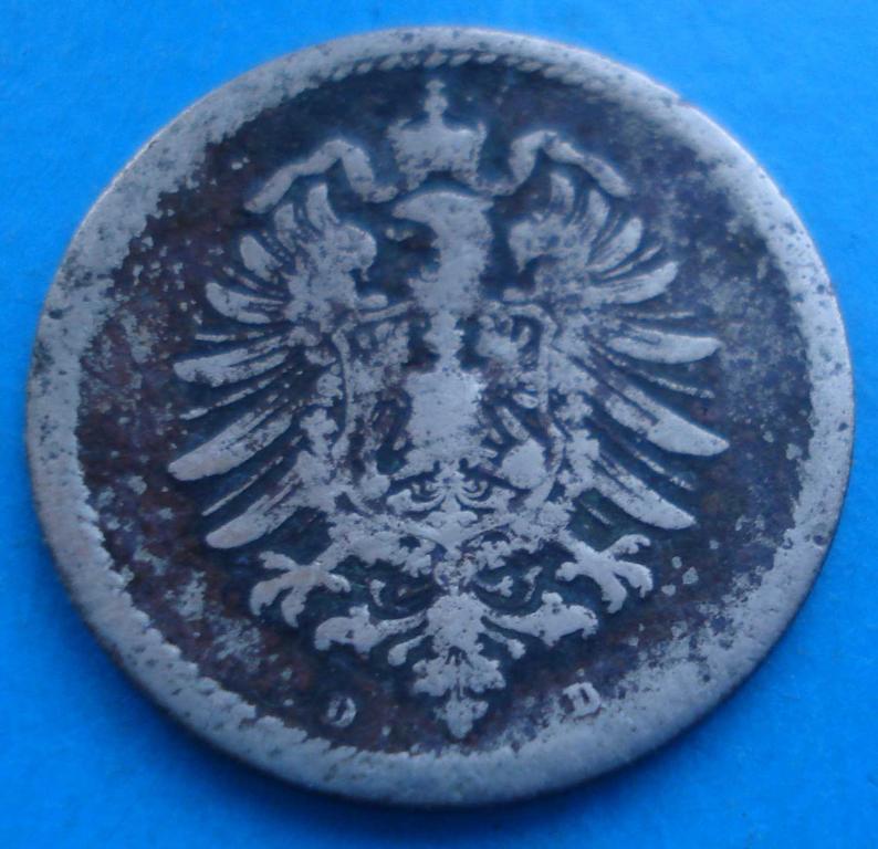 5 pfennig 1876 г 1