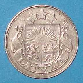 50 Santimu 1922 год Латвия 1