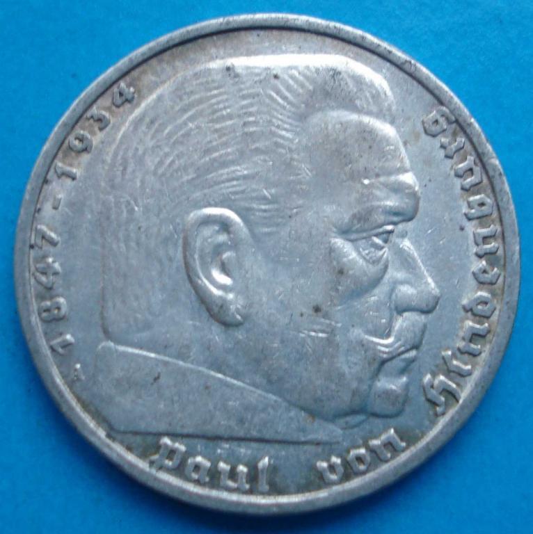 5 марок 1936 года, А
