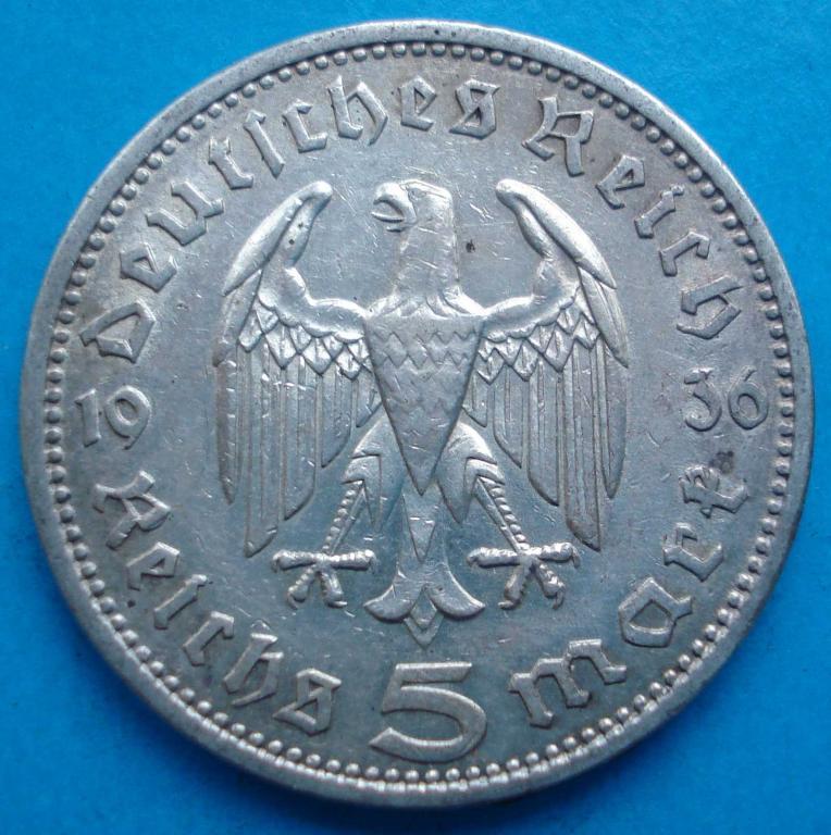 5 марок 1936 года, А 1