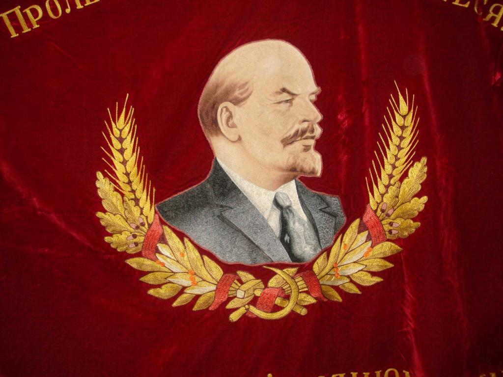 знамя флаг 1967 г победителю в СС Ленин вышивка 2
