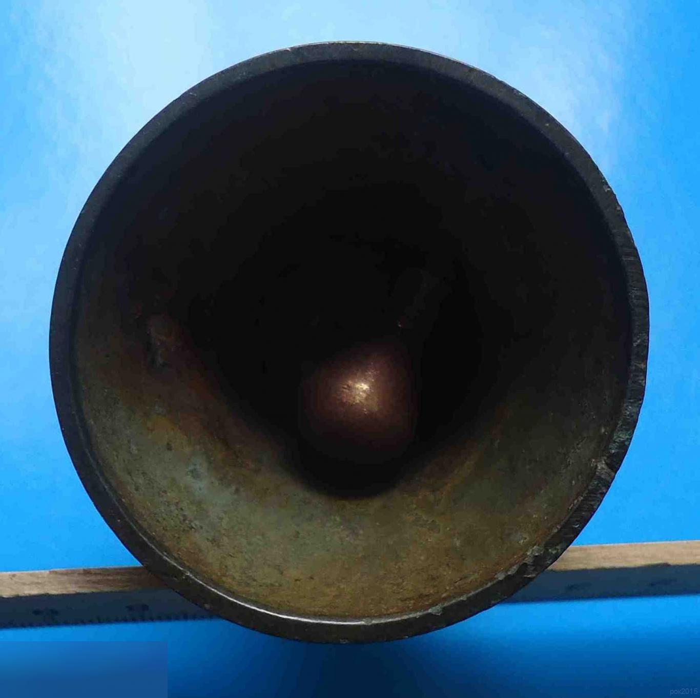 Колокол, начало 20 века, диаметр 55 мм 5