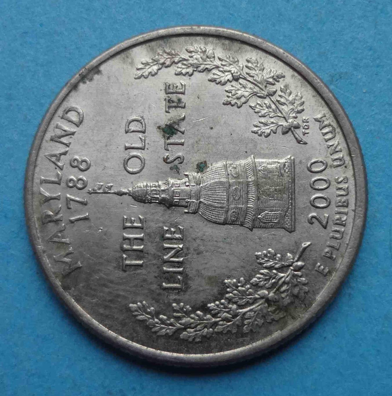 США 25 центов 2000 год D Мериленд 1
