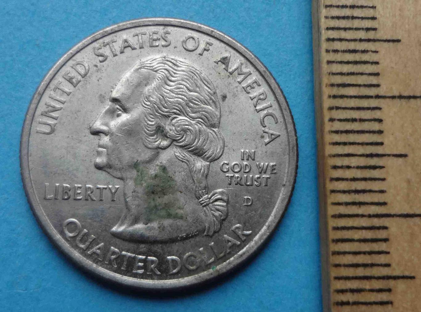 США 25 центов 2000 год D Мериленд 2