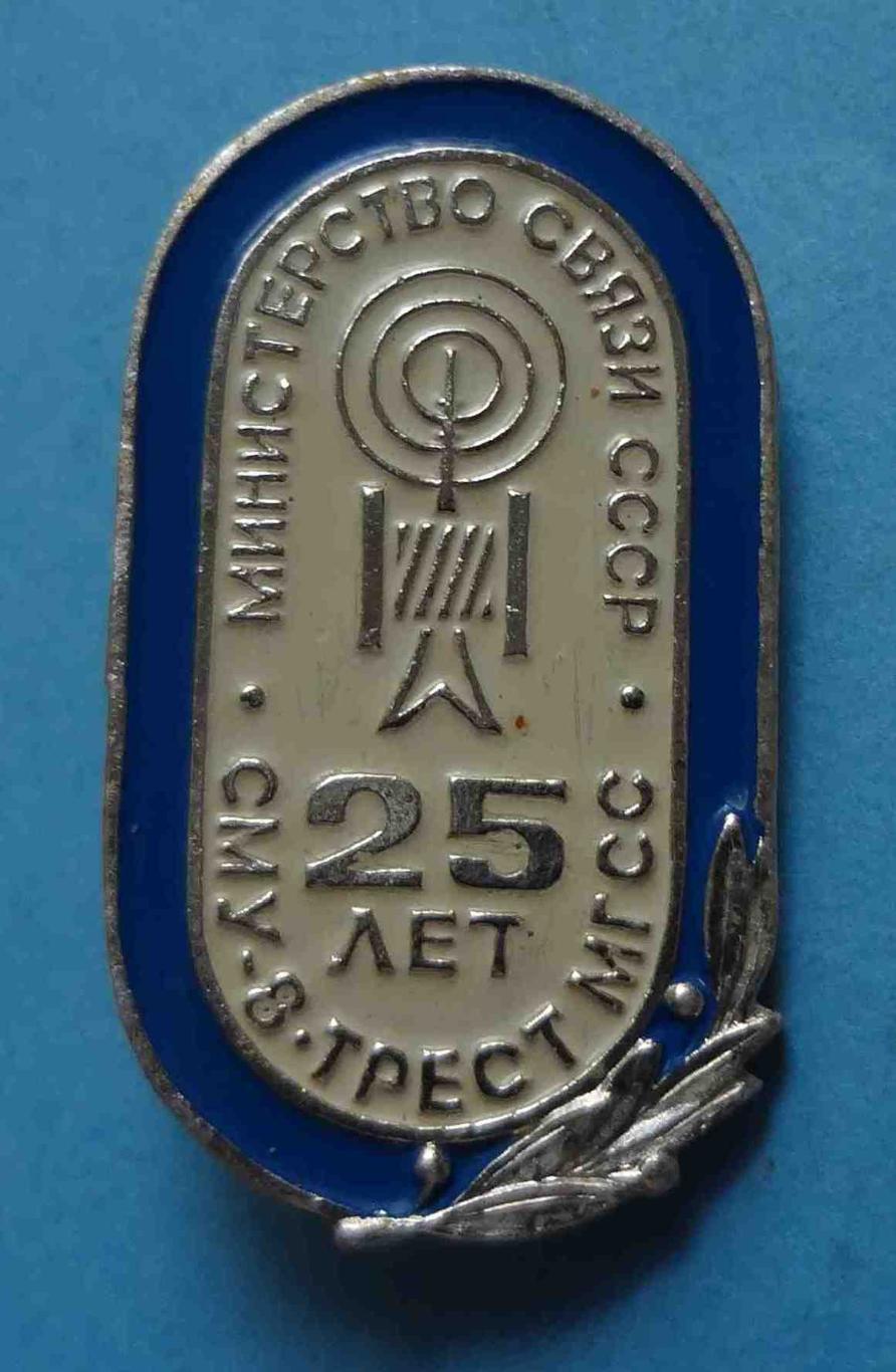 Министерство связи СССР 25 лет СМУ-8 трест МГСС радио 2 (13)