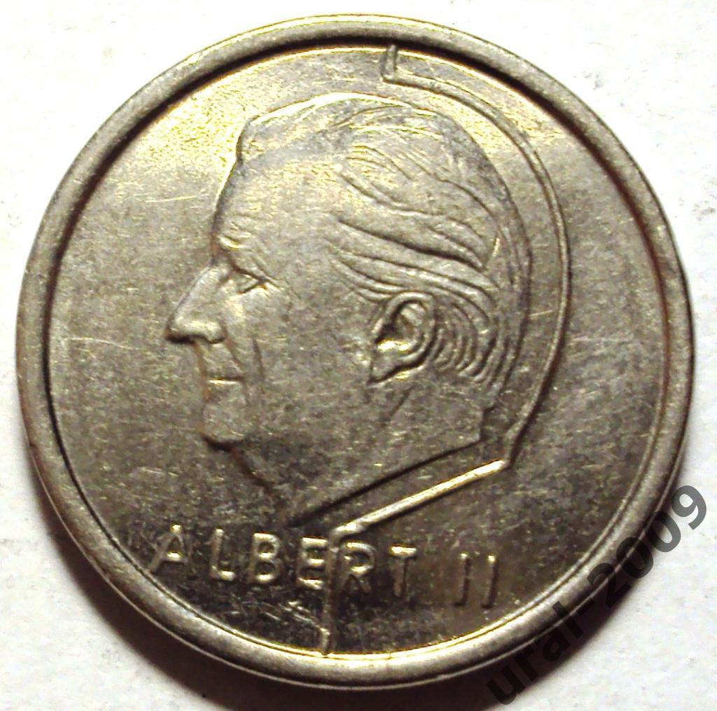 Бельгия, 1 франк 1997 год! (Ф-2). 1