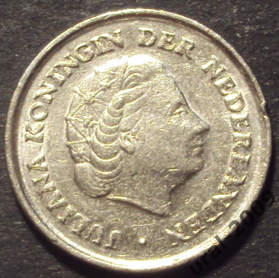 Нидерланды, 10 центов 1972 год! (Ф-4). 1